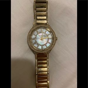 Michael Kors gold sparkly watch